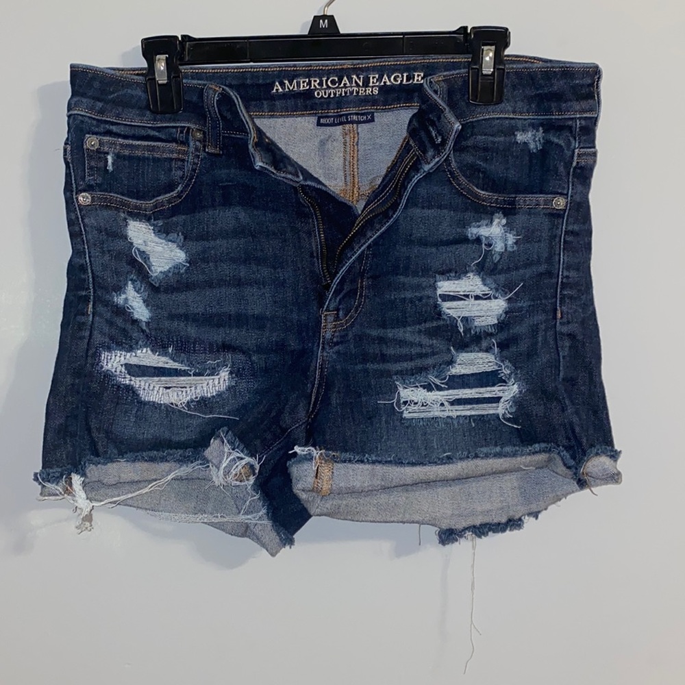 american eagle jean shorts. size 12.